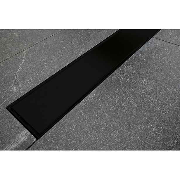 BESCO Olsen Spa  VIRGO ZLOL70VN - Odtokový žlab 70 cm černý VIRGO NERO DUO