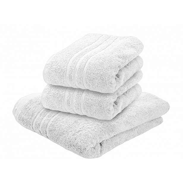 1x osuška COMFORT bílá + 2x ručník COMFORT bílý, 100% bavlna
