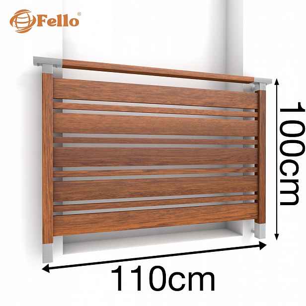 Classic MIX Francouzský balkon 110 cm Balustrada