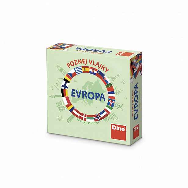 Dino Poznej vlajky - Evropa