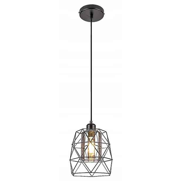 Rabalux Závěsná lampa Emrys E27 40W černá matná IP20 72111