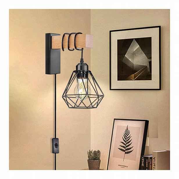 Nástěnné svítidlo E27 Kovové Regulovatelné Vintage Loft Industriální