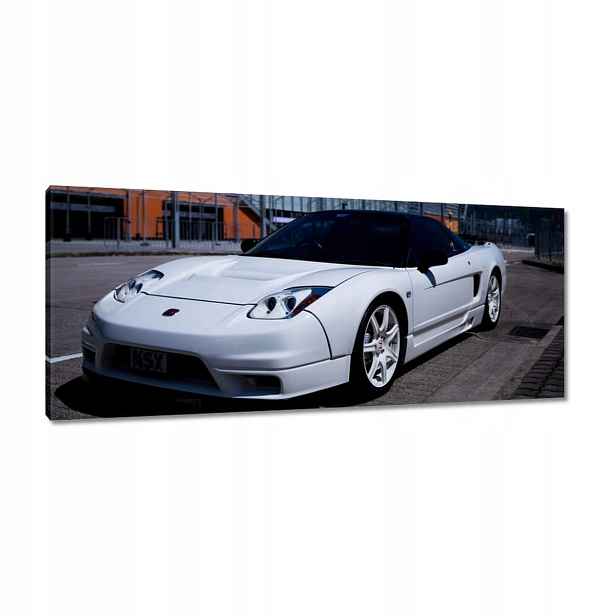 Obrazy 100x40 Honda Nsx Bílé auto