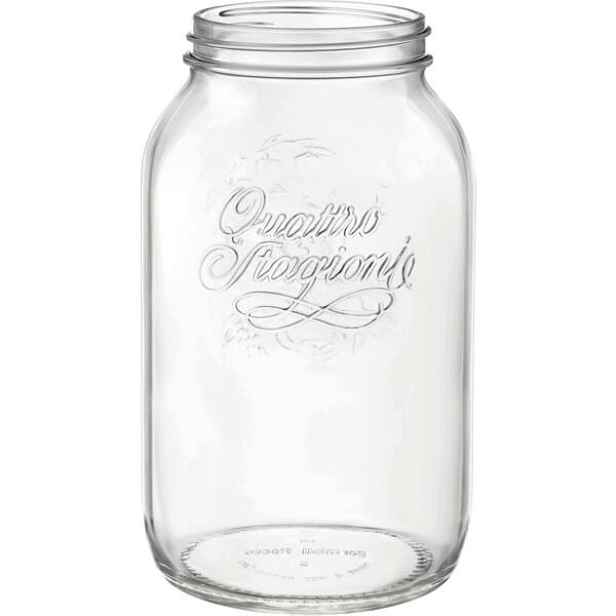 Skladovací sklenice Bormioli Rocco Quattro Stagioni 3 800 ml, průměr 2 ks