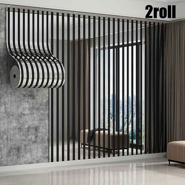 TEMU 1 role/2 role, 118,1 palců x 15,74 palců, velká role samolepicí tapety s mřížkou, luxusní hot stamping a stříbrný tiskový proces, reflexní ,