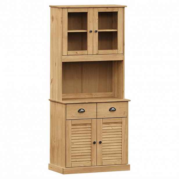 vidaXL Příborník VIGO 78 x 40 x 175 cm masivní borové dřevo