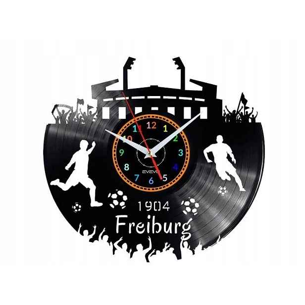 Freiburg Dárek Originální dekorace do domu Hodiny z vinylové desky
