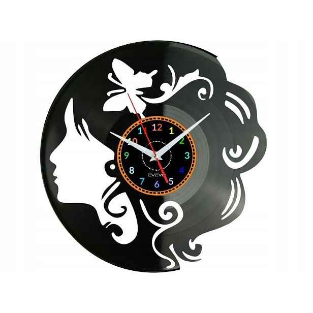 Kadeřnický salon Nápad na Dárek Nástěnná Dekorace z vinylové desky