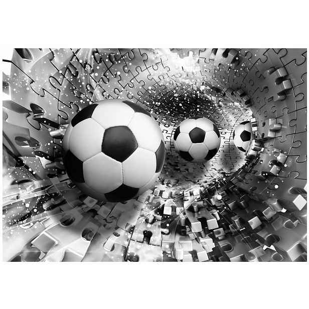 Fototapeta Fotbal 3D Tunel Pro Chlapce Mládež Tapeta 368x254