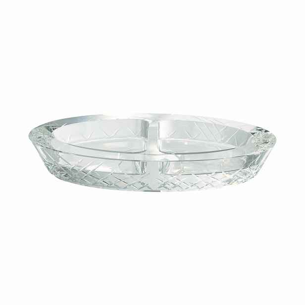 Rosenthal Broušená servírovací mísa z křišťálového skla Vyras Clear, 27 × 18 cm 69907-110002-45754