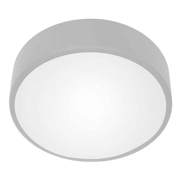Stropní Svítidlo Ovo Led, 24W,4000K,2750lm,IP20,fi 300,šedý
