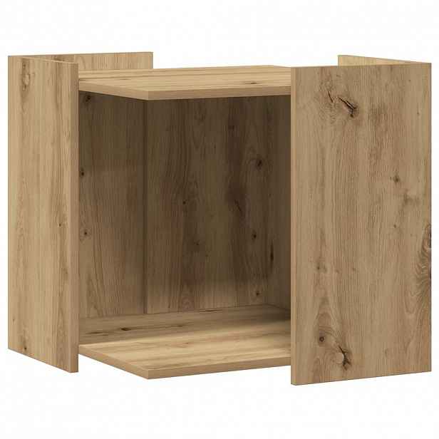 vidaXL Enclosure pro kočičí záchod Dub artisan 53 x 53 x 51 cm