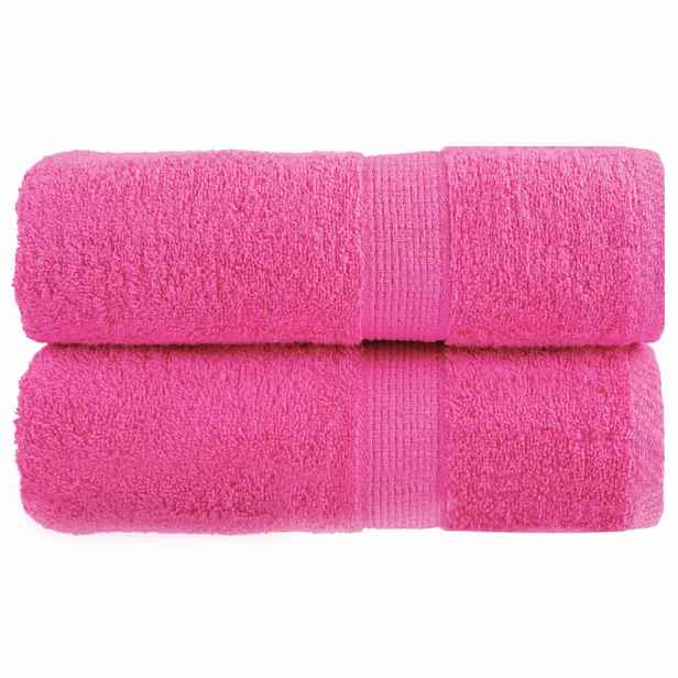 vidaXL Prémiové mycí utěrky SOLUND 2 ks růžové 30x30 cm 600 g/m²