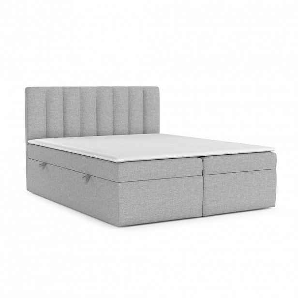 AltaBeds POSTEL BOXSPRING AMARO 140/200 cm Šedá