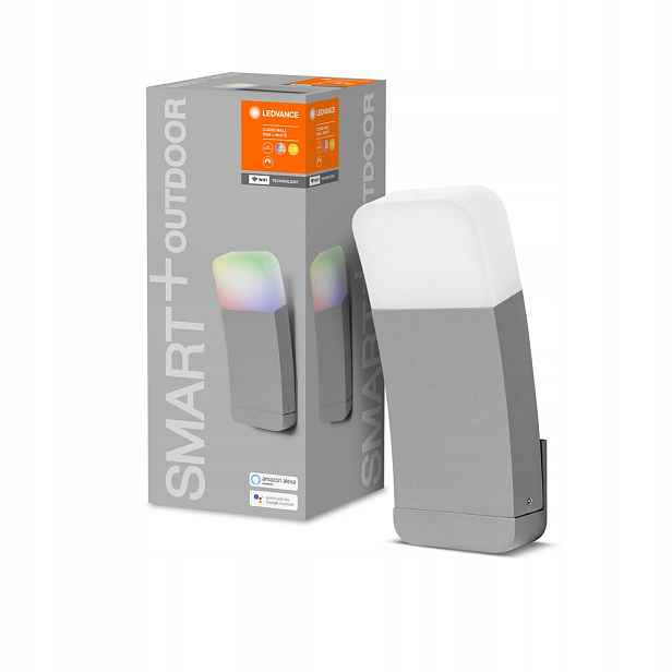 Led zahradní venkovní nástěnné svítidlo 10W 550lm Rgbw Smart+ WiFi