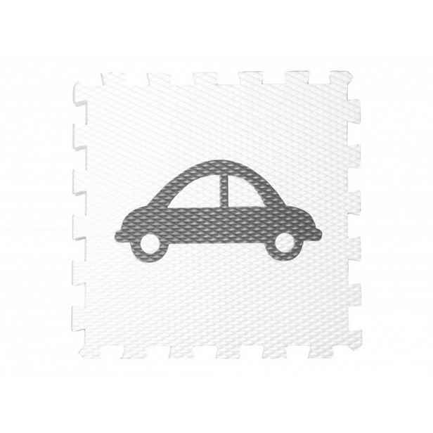 Pěnová hrací podlaha AUTO do dětského pokoje Zvolte barvu: Bílá s šedým