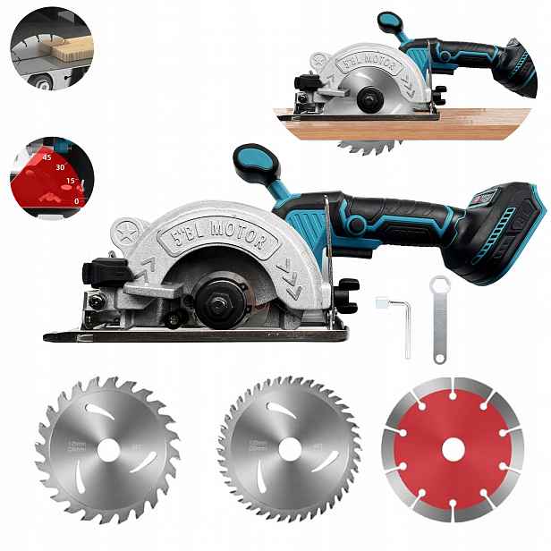 Ruční Kotoučová Pila Akumulátorová Pila 125MM pro Makit a 18V