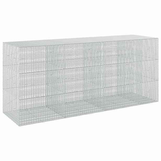 vidaXL Gabion s drátem 5 mm a síťkou 5x2,5 cm 350x100x150 cm