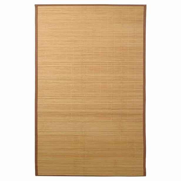 vidaXL Koberec bambus 100 x 160 cm hnědý