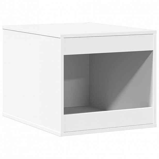 vidaXL Skříňka na kočičí záchod bílá 47 x 59 x 42 cm kompozitní dřevo