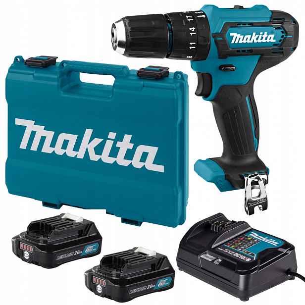 Aku Vrtačka Makita HP333DSAE Cxt 12V 2x2Ah 30Nm Led kufr