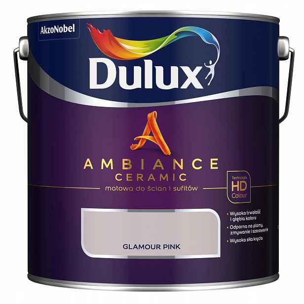 Ambiance Keramická Průmyslová Nádobka Pink 2,5 l Dulux
