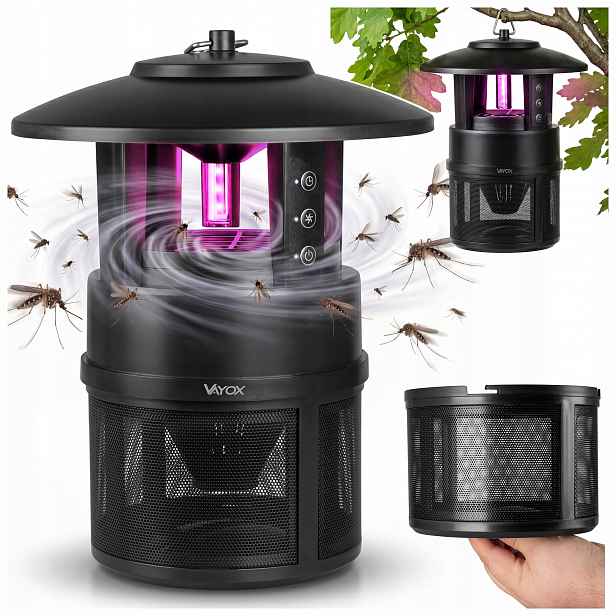 Insekticidní Lampa Proti Komárům, Mouchám, Lampionům, Uv-voděodolná Past Vayox