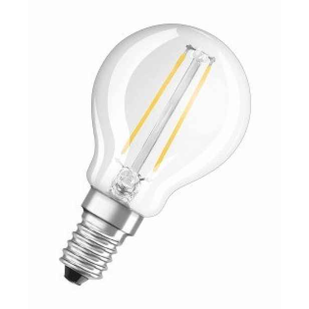 LED žárovka Osram STAR, E14, 4W, kulatá, teplá bílá