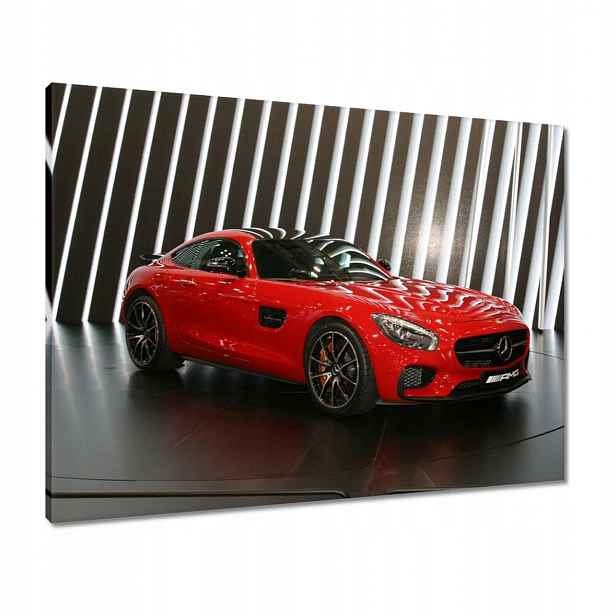 Obrazy 80x60 Červený Mercedes Amg