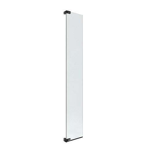 Otočná pantová zástěna 35x200cm SAT Walk-in, černá, SIKOWIROZPANTC