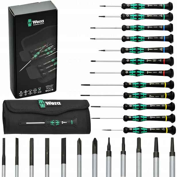 Wera Precision Šroubováky Kraftform 12dílná Profesionální Sada
