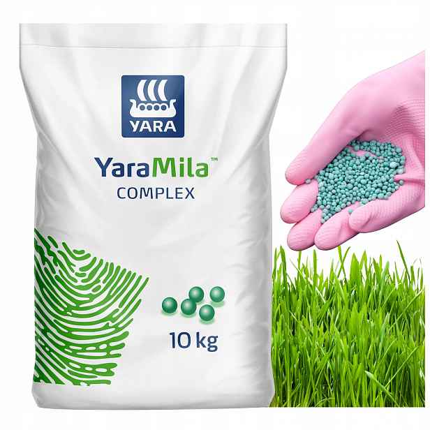 Yara Mila Complex hnojivo pro trávník a Zeleniny zahrady Granule univerzální 10 kg