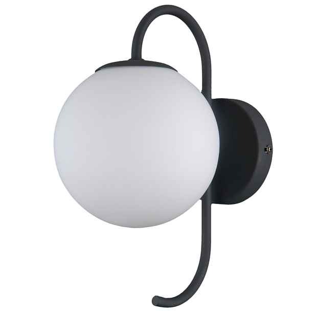 Gela Nástěnné svítidlo černé Loftové G9 5W IP20