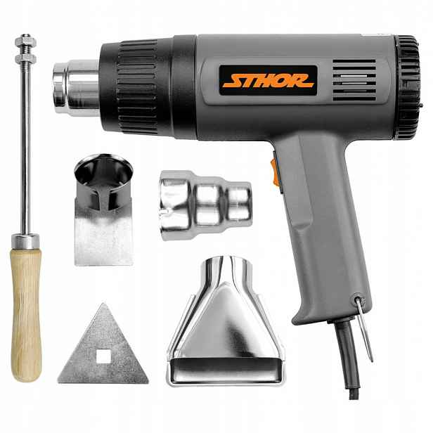 Horkovzdušná Pistole Sthor 79328 1500 W 300/500 °C s příslušenstvím