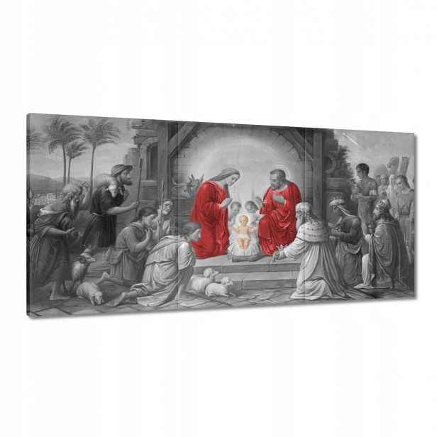 Obrazy 120x60 Svatá rodina červená