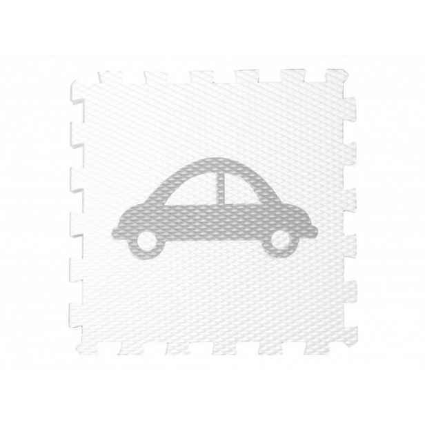 Pěnová hrací podlaha AUTO do dětského pokoje Zvolte barvu: Bílá se světle šedým