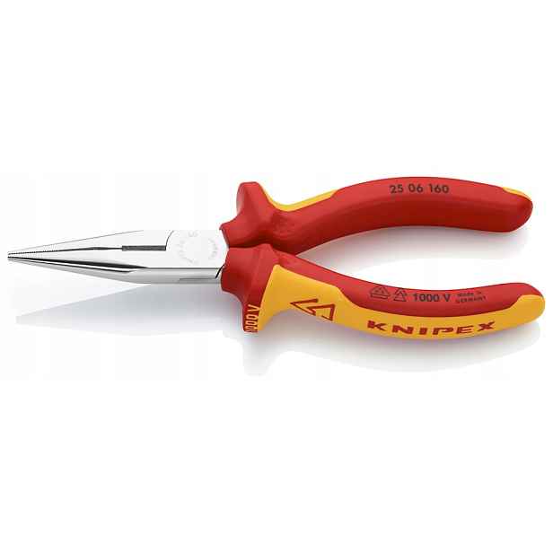 Půlkulaté Štípací Kleště Rovné, Izolované, 160 MM Kn 25 06 160
