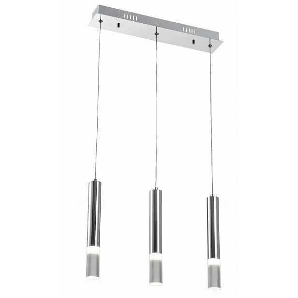 Závěsné Stropní Svítidlo Tuba Kovový Lustr Nad Stůl Svítidlo 5x led