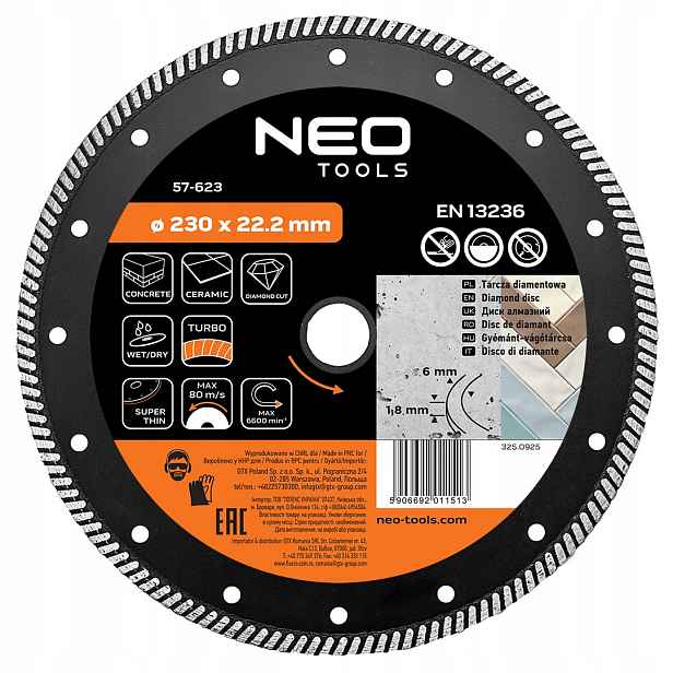 Diamantový kotouč neo tools