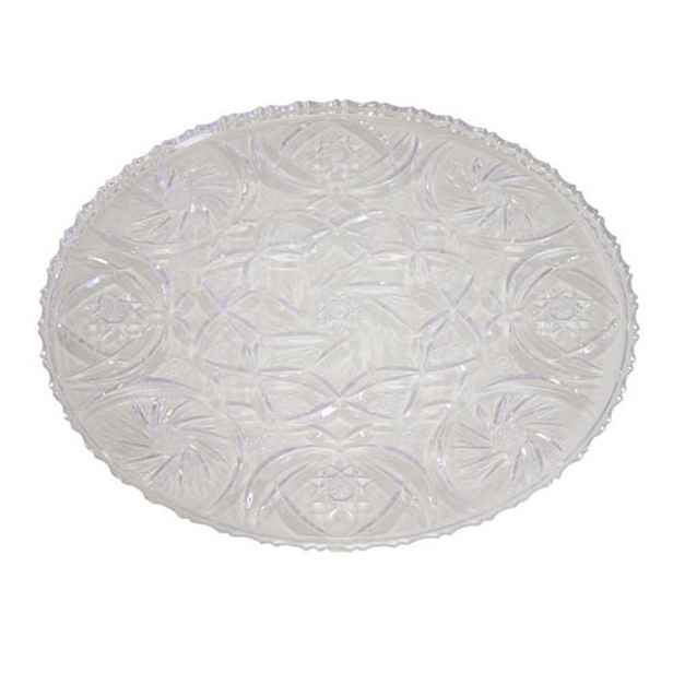 podnos d30cm EVA, KRYSTAL, brus, plast