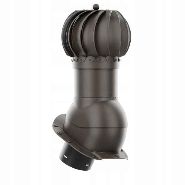 Rotační krb Rotoline profil A 150 mm kulatý, tmavě hnědý
