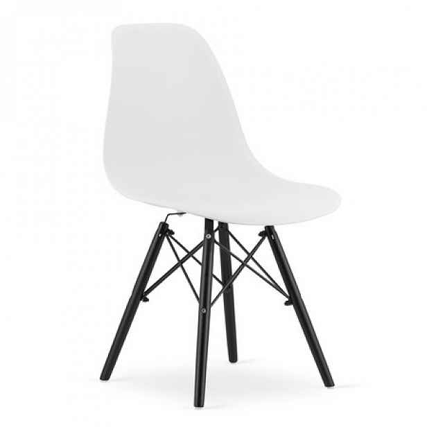 Židle OSAKA - černá/bílá