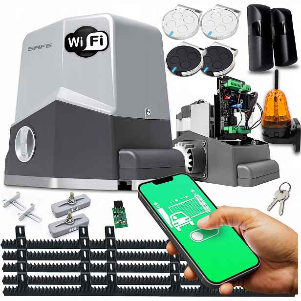 Set Pohon Pro Posuvnou Bránu lampa pohonu ovladače 600 kg Wifi automat