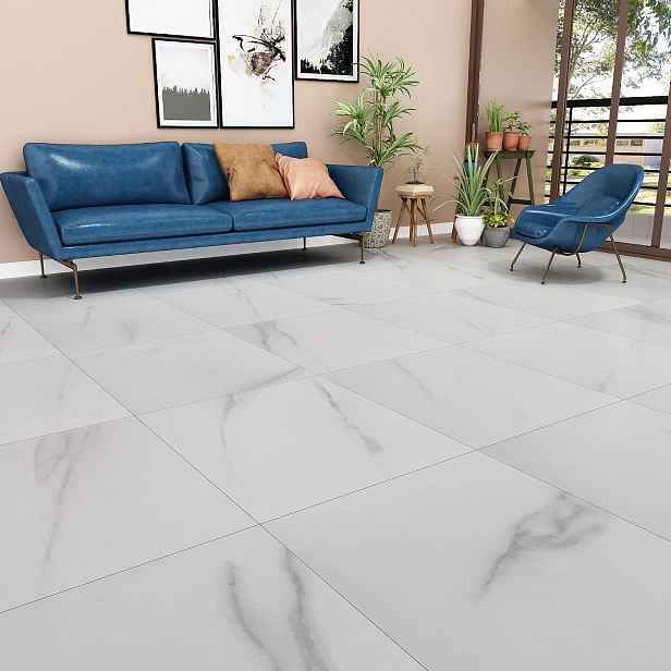 32 Dlaždice Pvc Samolepicí vinylová dlažba 30 x 30 cm Světle šedá