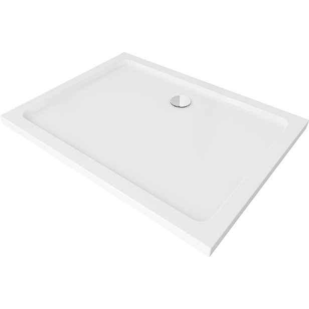 MEXEN - Sprchová vanička obdélníková 90x80, bílá 40108090