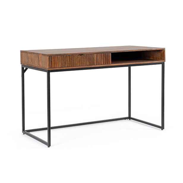 Pracovní stůl s deskou z mangového dřeva 60x120 cm Tadita – Bizzotto