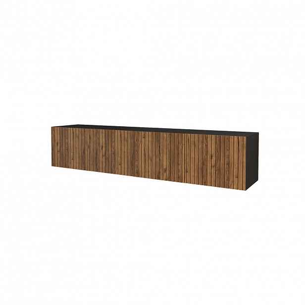 ALTDECOR NÍZKÁ KOMODA KITO-W 2x100x40x40 cm – černá / Katania