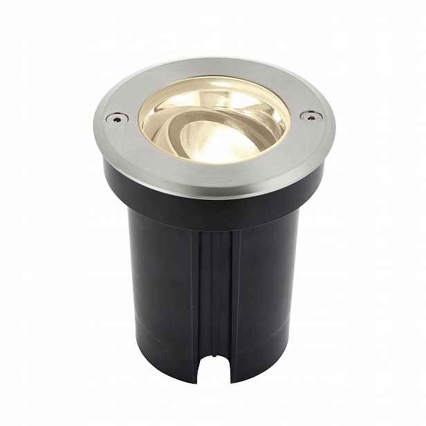 Nájezdová lampa Hoxton 6.5W IP67 3000K IK08 stříbrná Saxby