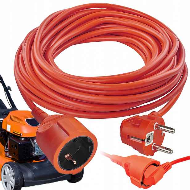 Prodlužovací Kabel Pro Lampy Stavební Sekačky, Silná Šňůra 30 M