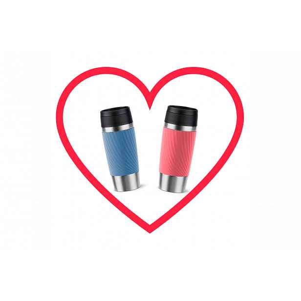 Akční set pro pár termohrnky Tefal Travel Mug Classic Twist N2024510 a N2024410